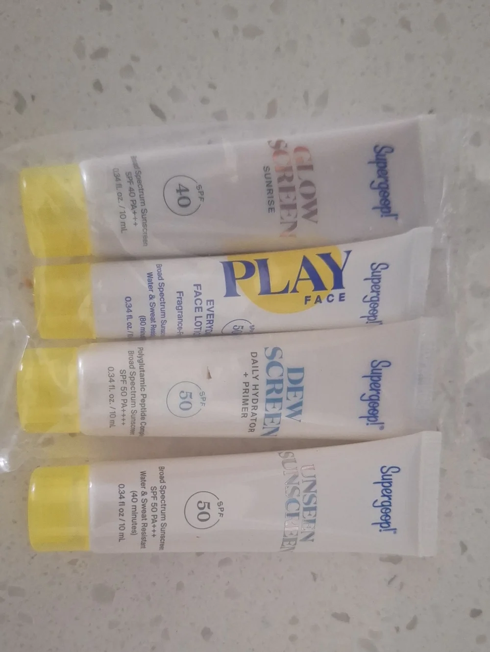 Supergoop! Travel 4 Count Set